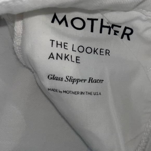 Mother Denim Looker Ankle in Glass Slipper Racer Size 24 - Picture 7 of 7